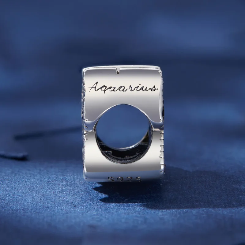 (slika za) Pandora Style Aquarius Lucky Zodiac Charm - SCC2516-12 - Ogled 3