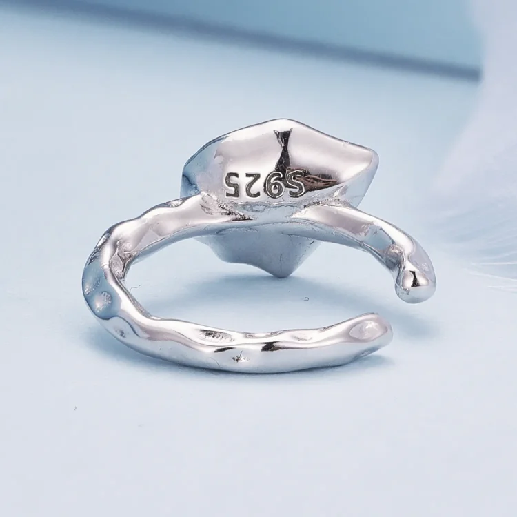 Pandora Style Blue Water Drop Ear Sponka - BSE846