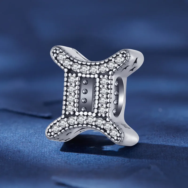 (slika za) Pandora Style Gemini Lucky Zodiac Charm - SCC2516-3 - Ogled 2