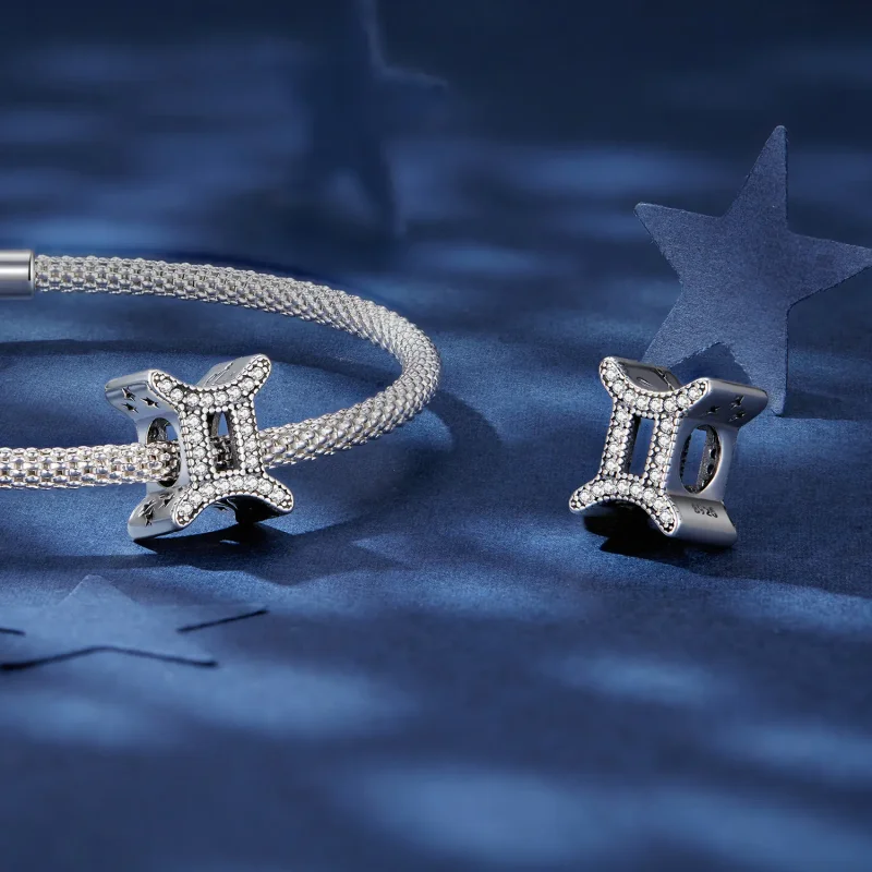 (slika za) Pandora Style Gemini Lucky Zodiac Charm - SCC2516-3 - Ogled 4