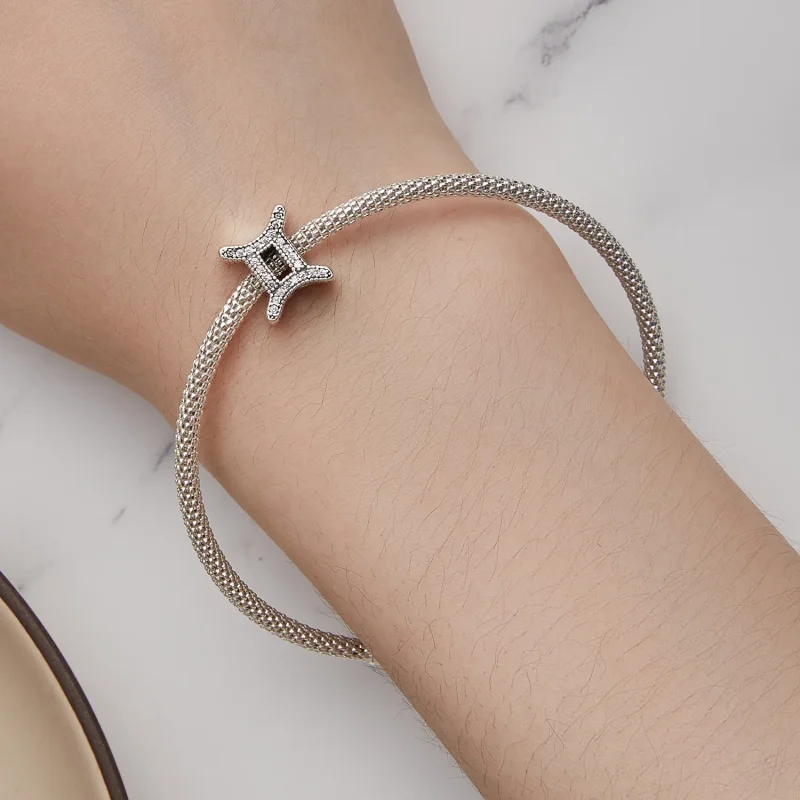 (slika za) Pandora Style Gemini Lucky Zodiac Charm - SCC2516-3 - Ogled 6