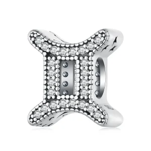 (slika za) Pandora Style Gemini Lucky Zodiac Charm - SCC2516-3