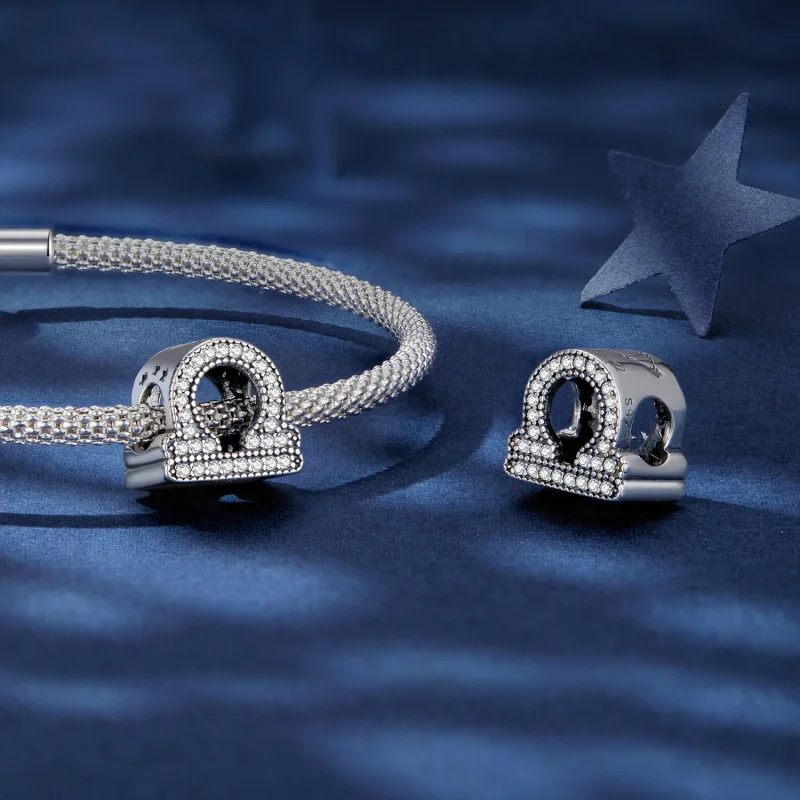 (slika za) Pandora Style Libra Lucky Zodiac Charm - SCC2516-7 - Ogled 4