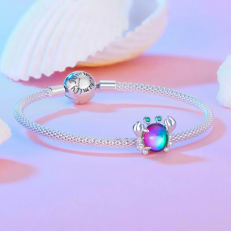 (slika za) Pandora Style Pisani obesek Crab - BSC848 - Ogled 5