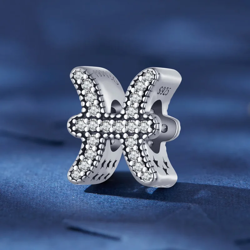 (slika za) Pandora Style Pisces Lucky Zodiac Charm - SCC2516-11 - Ogled 2