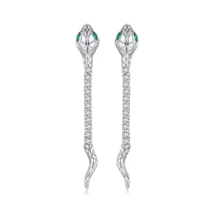 (slika za) Pandora Style Spirit Snake Stud Uhani - BSE851