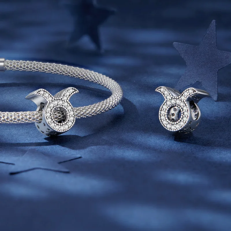(slika za) Pandora Style Taurus Lucky Zodiac Charm - SCC2516-2 - Ogled 4