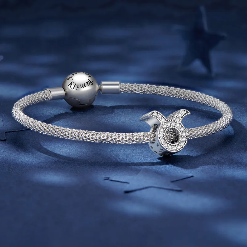 (slika za) Pandora Style Taurus Lucky Zodiac Charm - SCC2516-2 - Ogled 5