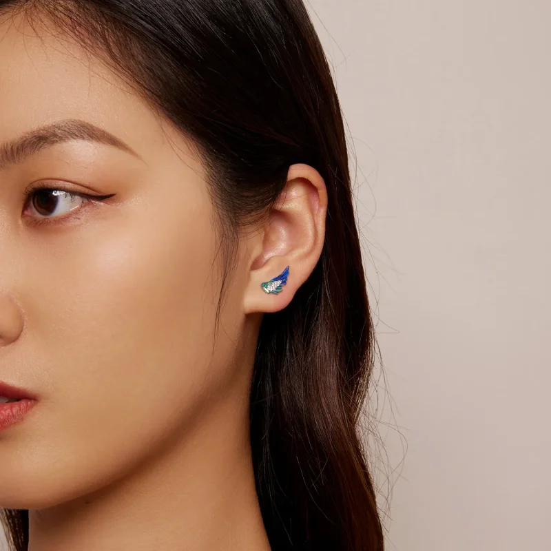 (slika za) Pandora Style Wing Stud Uhani - BSE852 - Ogled 6