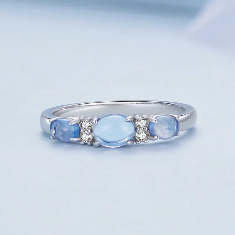 (slika za) Prstan Pandora Style 3 Stones - BSR427 - Ogled 3