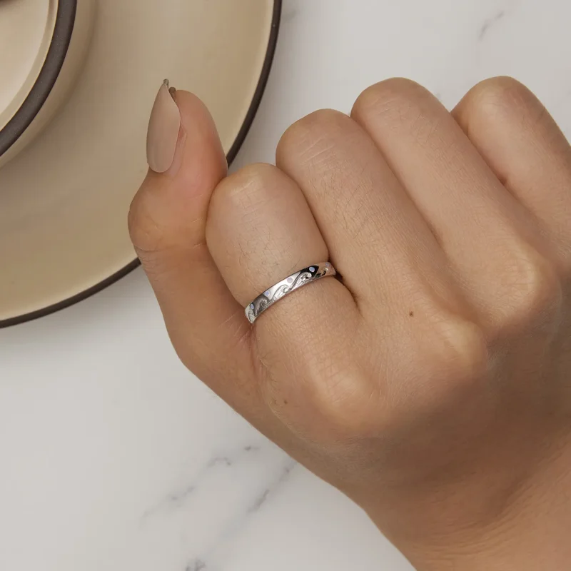 (slika za) Prstan Pandora Style Waves - BSR443 - Ogled 6