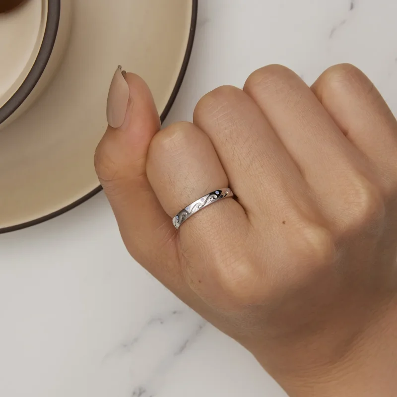 (slika za) Prstan Pandora Style Waves - BSR443 - Ogled 8