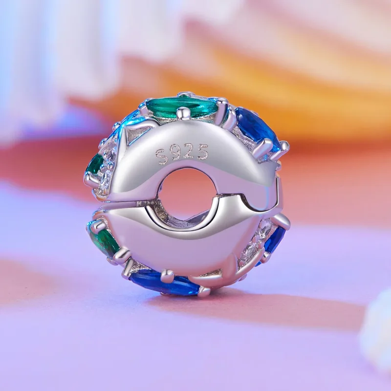 (slika za) Sponka Pandora Style Morske zvezde - BSC847 - Ogled 3