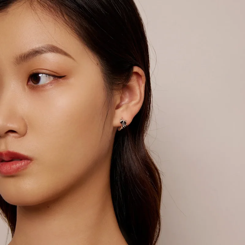 (slika za) Uhani v obliki rakuna v obliki pandore - SCE1603 - Ogled 7