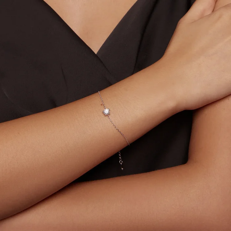 Zapestnica Pandora Style Sparkle Moissanite - MSB001