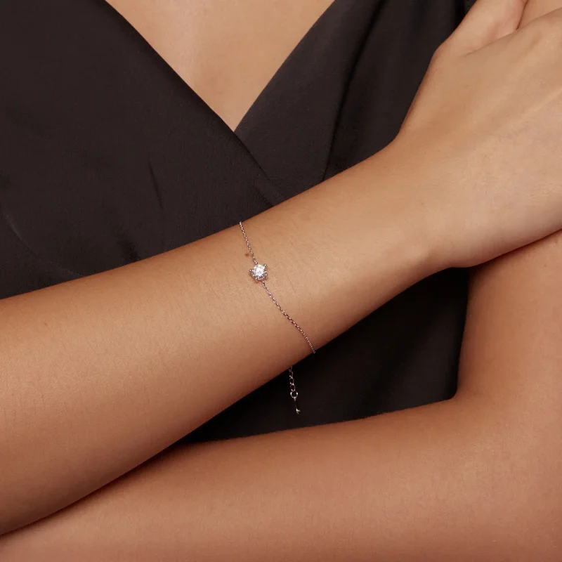 (slika za) Zapestnica Pandora Style Sparkle Moissanite - MSB001 - Ogled 7