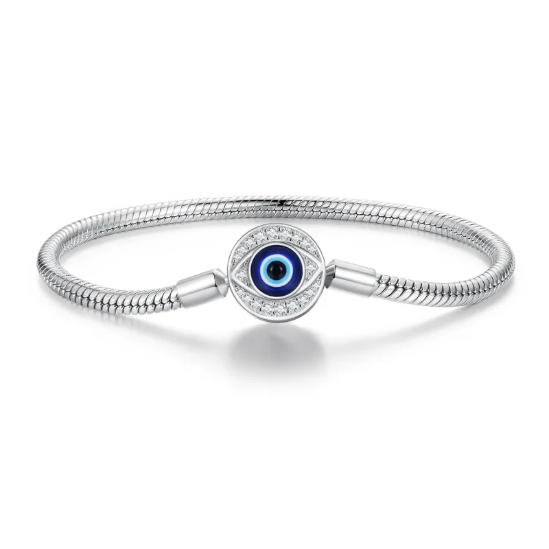 (slika za) Zapestnica z verižico Pandora Style Devil Eye Basics - BSB122