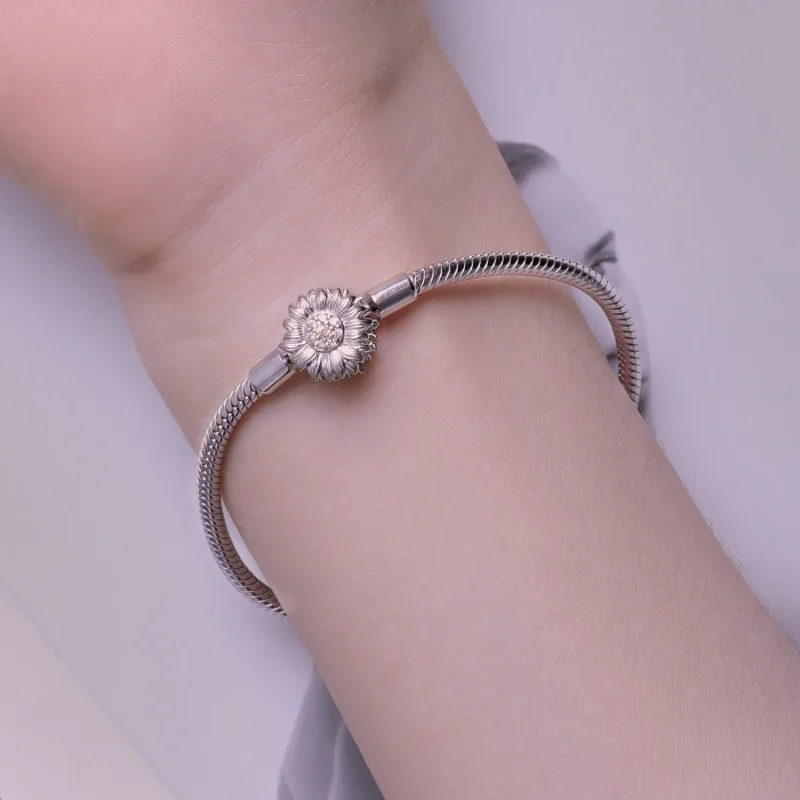 (slika za) Zapestnica z verižico Pandora Style Sunflower Basics - BSB123 - Ogled 6