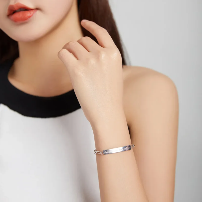 (slika za) Hvaležna zapestnica v stilu Pandora - BSB060 - Ogled 6