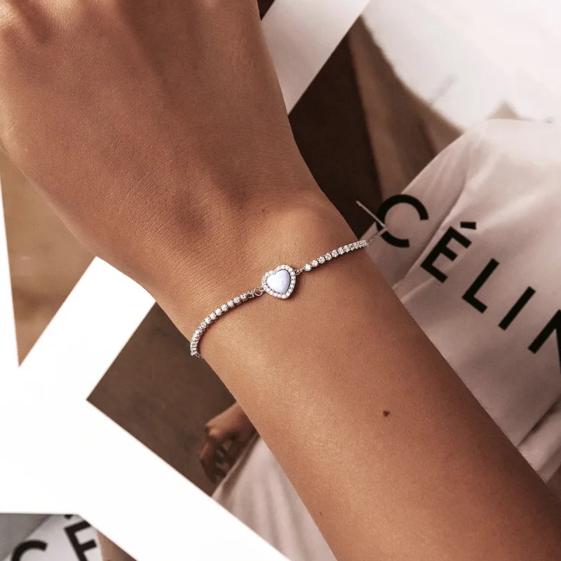 (slika za) Ljubezenska zapestnica Pandora Style Opal - BSB086 - Ogled 11