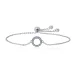 Srebrna drsna zapestnica v slogu Pandora Halo - SCB030 Srebrna drsna zapestnica v slogu Pandora Halo - SCB030