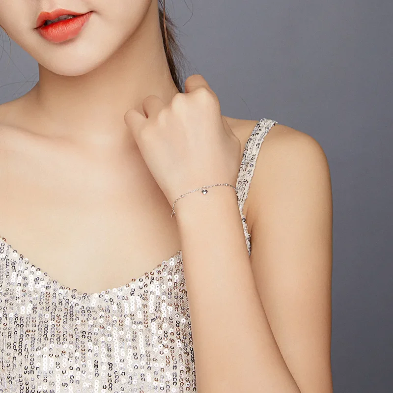 (slika za) Srebrna zapestnica ljubeče srce Pandora Style - SCB191 - Ogled 5