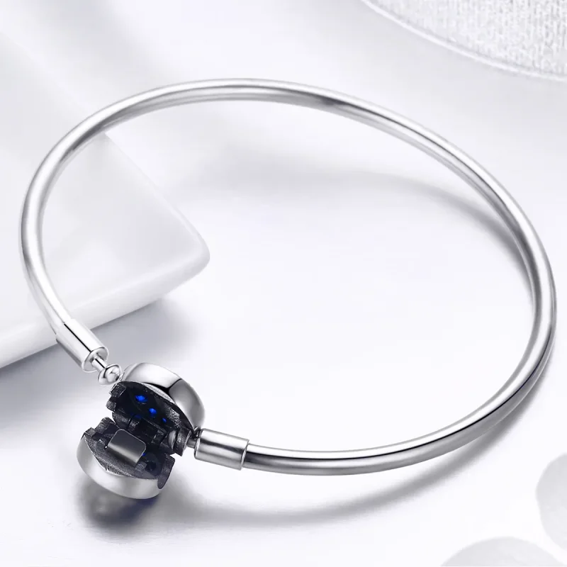 (slika za) Trda zapestnica Pandora Style Silver Starry Sky - SCB080 - Ogled 3