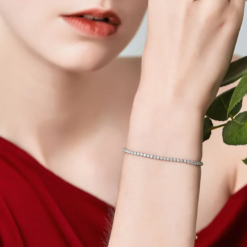 (slika za) Zapestnica Pandora Style Silver Lovingly - SCB029 - Ogled 2