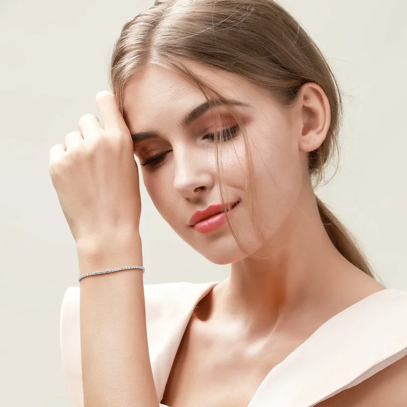 (slika za) Zapestnica Pandora Style Silver Lovingly - SCB029 - Ogled 8