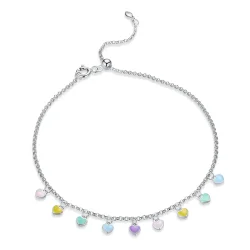 Zapestnica Pandora Style Silver Rainbow Love - SCT020