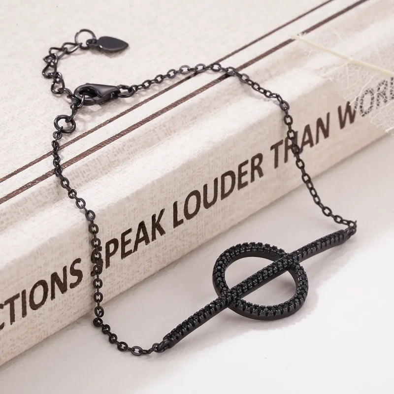 (slika za) Zapestnica Pandora Style Simple Geometry - VSB011 - Ogled 5