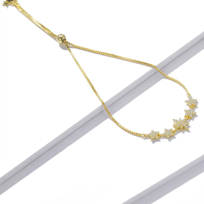 (slika za) Zvezdana zapestnica v stilu Pandora - BSB067 - Ogled 4