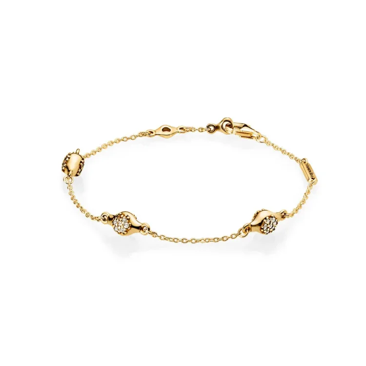 Moderna zapestnica LovePods™, PANDORA Shine™ & Clear CZ - 567354CZ