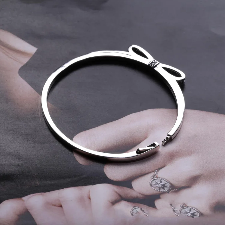 PANDORA Bleščeča pentlja, prozorna zapestnica CZ - 590536CZ