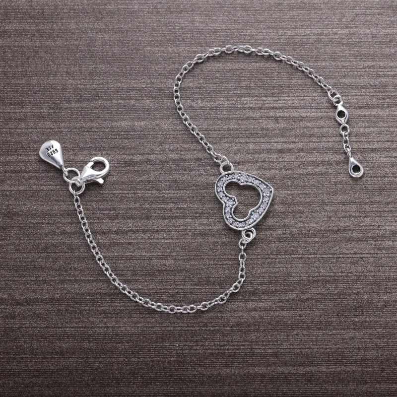 (slika za) PANDORA Disney, zapestnica Mickey Silhuette, prozorna CZ - 590512CZ - Ogled 2