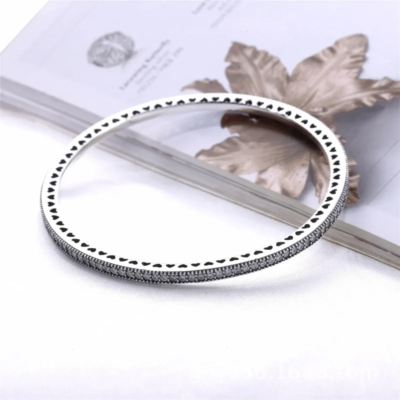 (slika za) PANDORA Utripajoča za vedno s prozorno zapestnico CZ - 590511CZ - Ogled 3