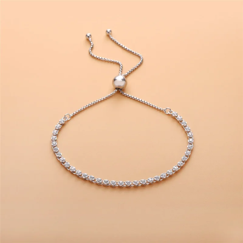 (slika za) PANDORA večbarvna bleščeča zapestnica, večbarvna CZ - 590524PCZMX - Ogled 3