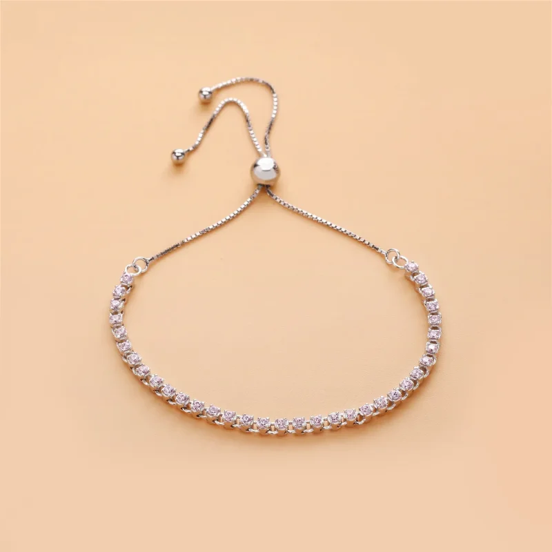 (slika za) PANDORA večbarvna bleščeča zapestnica, večbarvna CZ - 590524PCZMX - Ogled 4