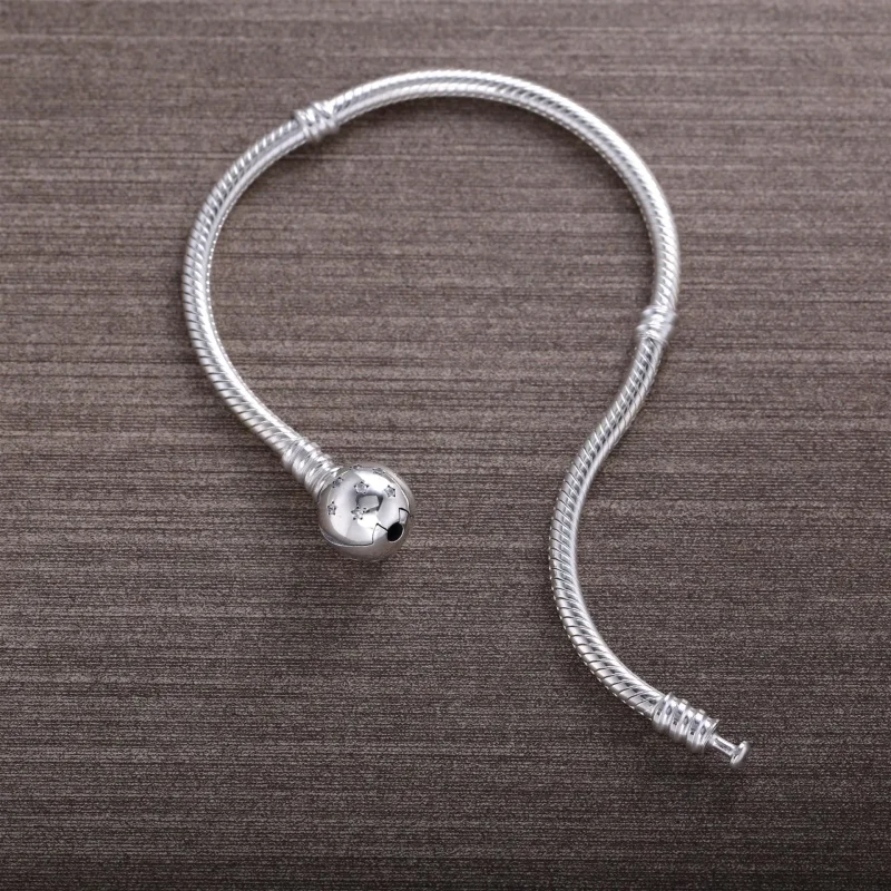 (slika za) PANDORA Zapestnica iz srebra šterling z zvezdno zaponko - PE00023-1B - Ogled 2