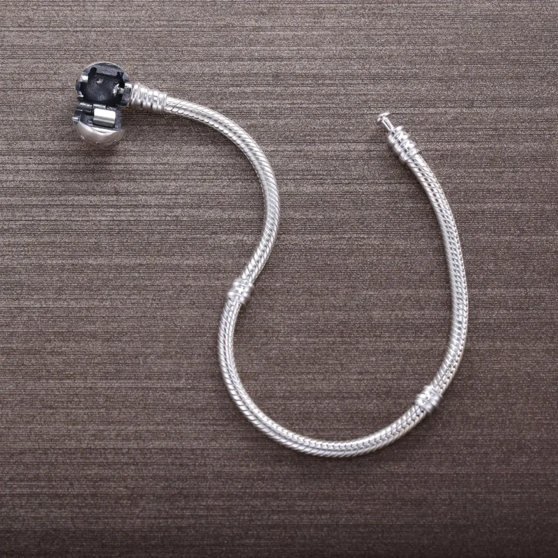 (slika za) PANDORA Zapestnica iz srebra šterling z zvezdno zaponko - PE00023-1B - Ogled 3