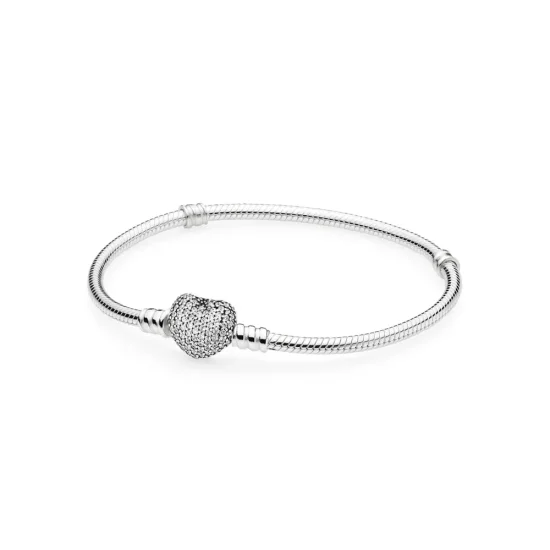 (slika za) PANDORA Zapestnica Sijoče srce - 590727CZ