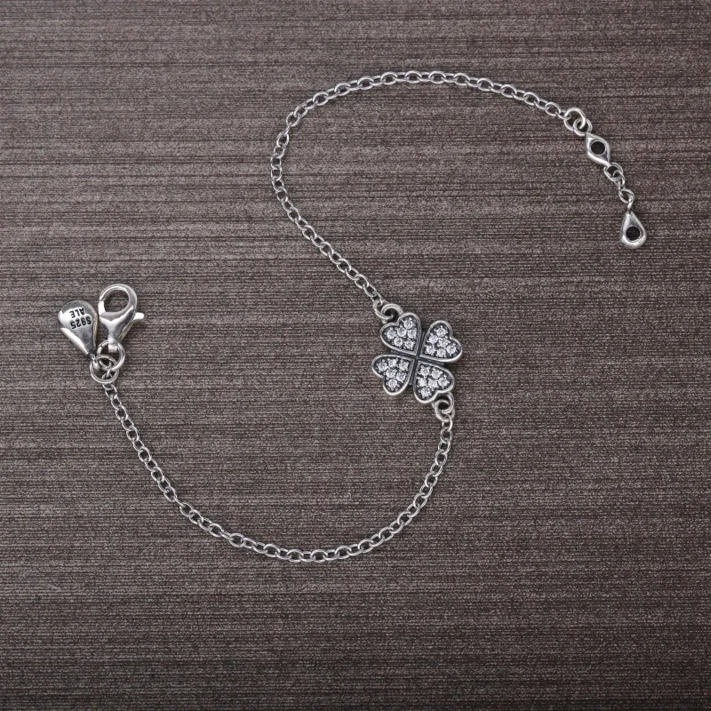 (slika za) Zapestnica PANDORA Simbol sreče v ljubezni, prozorna CZ - 590506CZ - Ogled 2