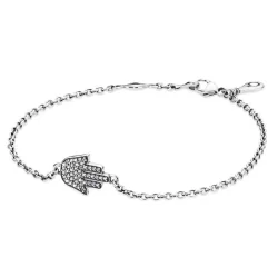 Zapestnica s simbolom zaščite PANDORA, prozorna CZ - 590505CZ