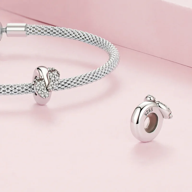 (slika za) Distančnik za otroške nogice Pandora Style - BSC688 - Ogled 4