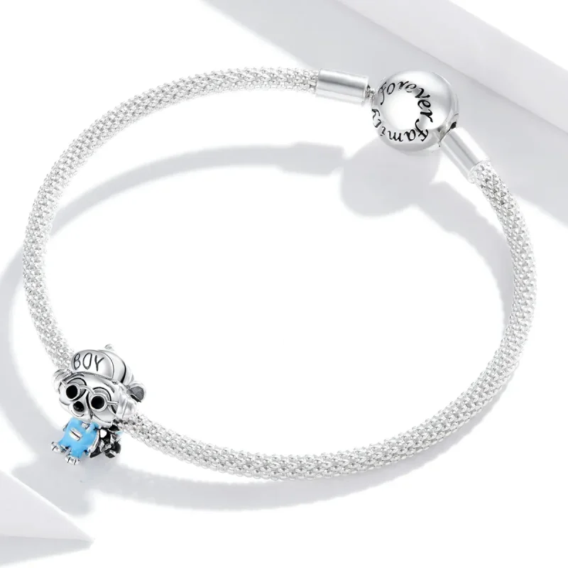 (slika za) Hip hop rakun obesek v stilu Pandora - SCC1629 - Ogled 3