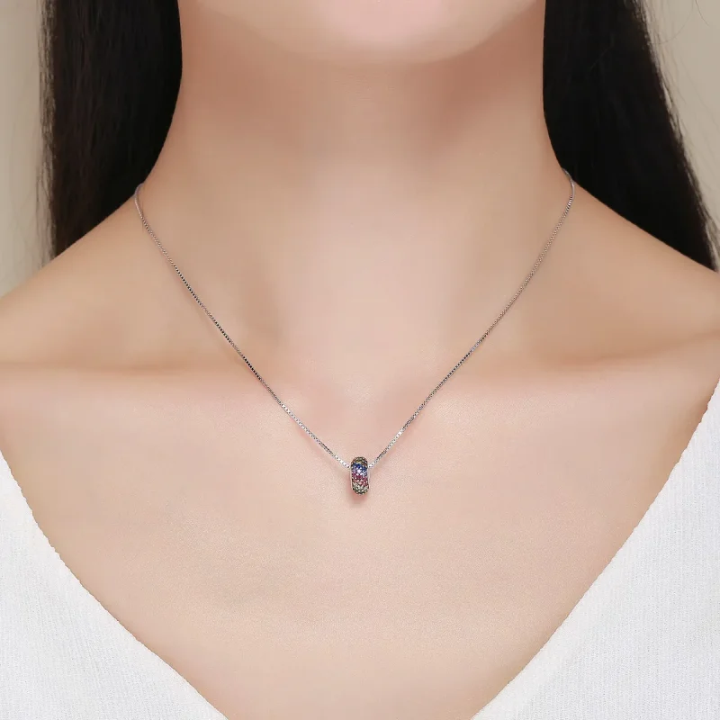 (slika za) Mavrični obesek v stilu Pandora - SCC583 - Ogled 6