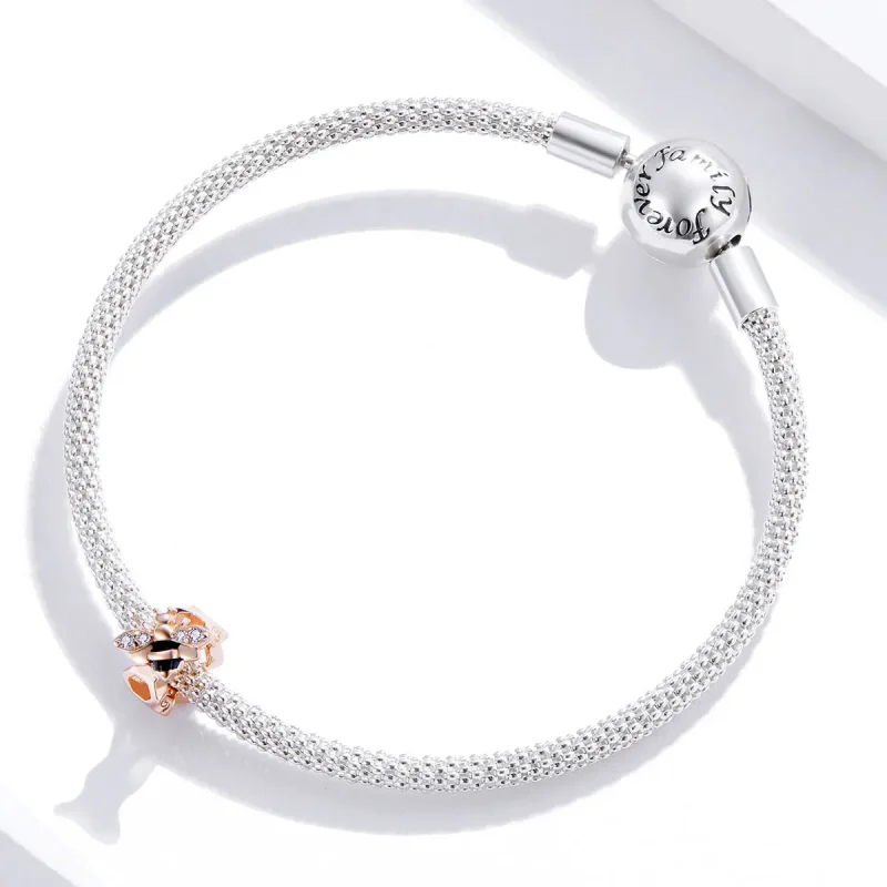 (slika za) Obesek čebelica v stilu Pandora - BSC371 - Ogled 3