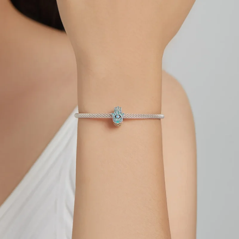 (slika za) Obesek Eye of Fatima Style Pandora - BSC510 - Ogled 5