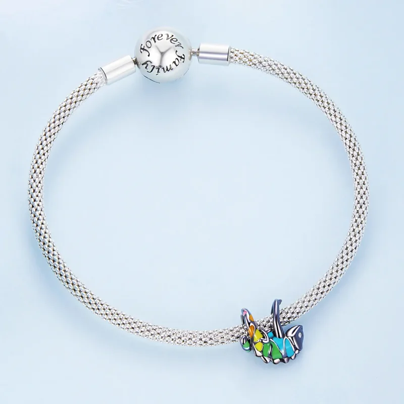 (slika za) Obesek kameleon v stilu Pandora - BSC694 - Ogled 5