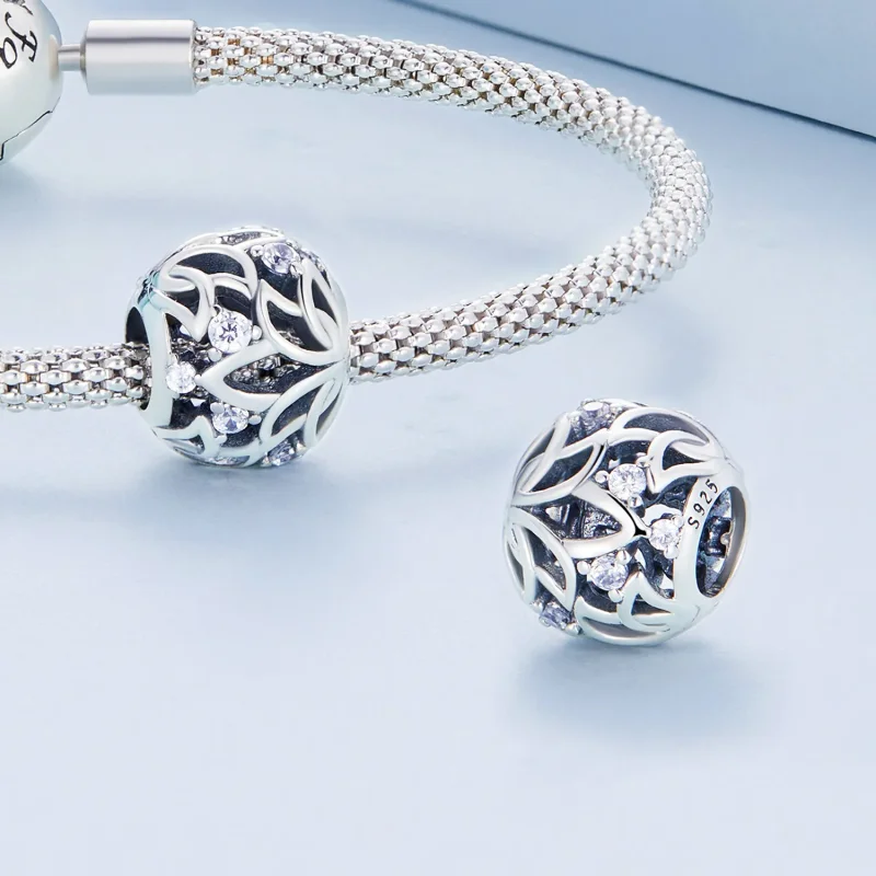 (slika za) Obesek Lotus v stilu Pandora - BSC675 - Ogled 4